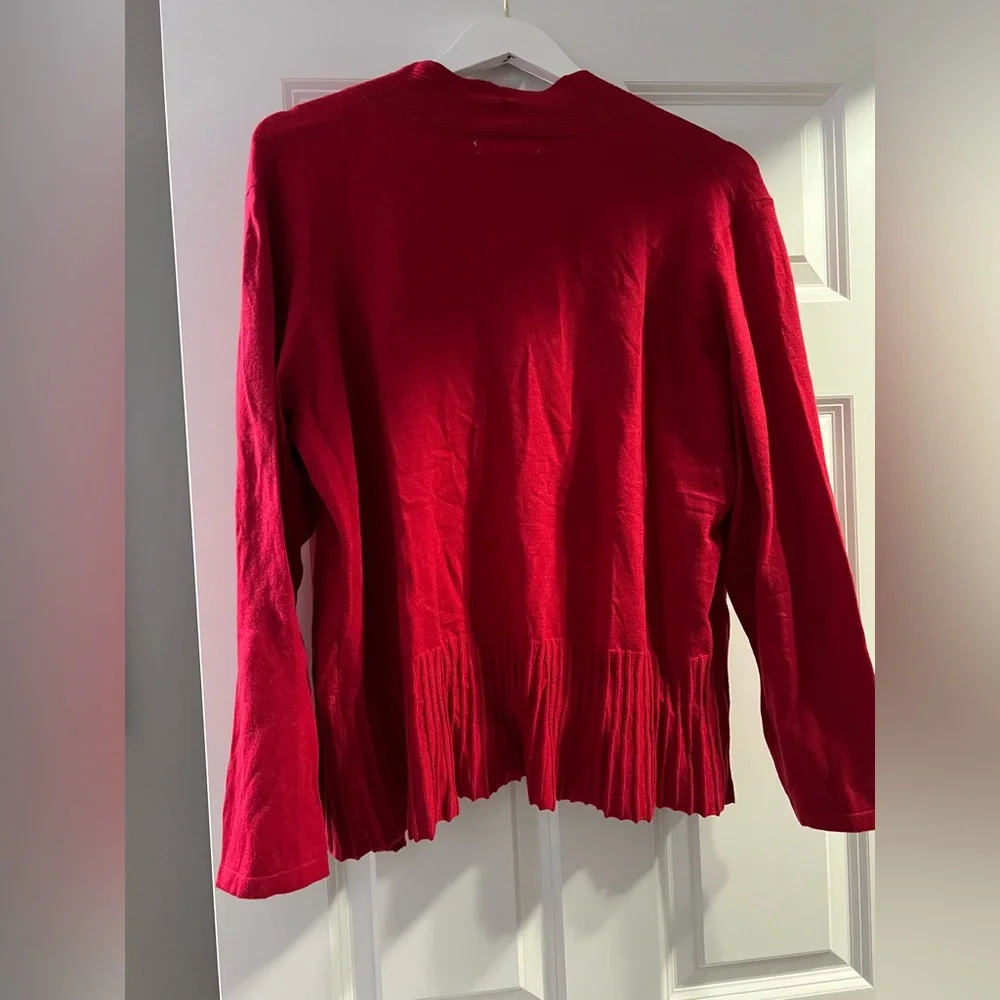 NEW Grace Karin Women’s Casual Cropped Red Cardigan. - Picture 8 of 8